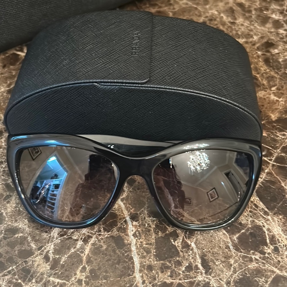 Black Prada Cat Eye Sunglasses